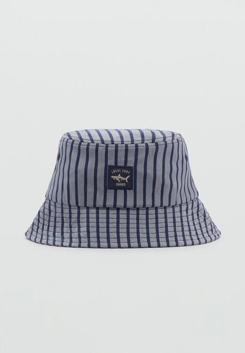 MANGO - Beanie shark - medium blue