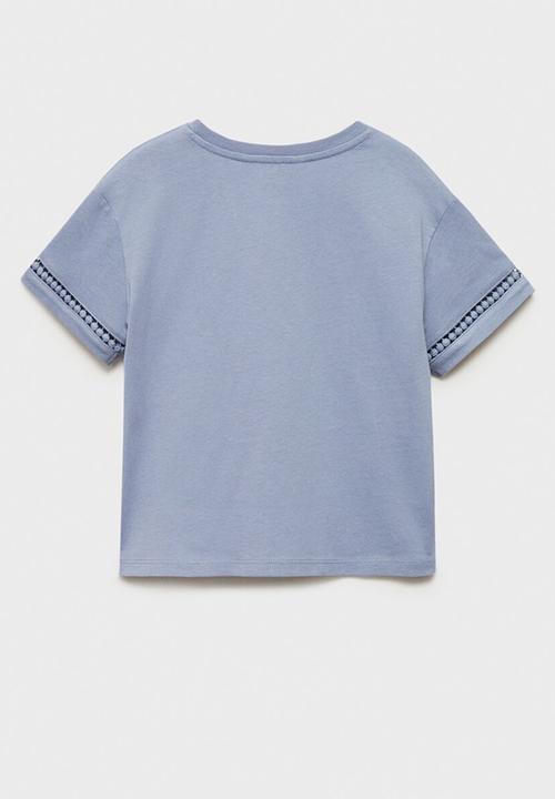 MANGO - T-shirt mina - dark blue