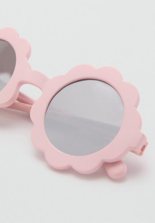 MANGO - Sunglasses flower - light pastel pink