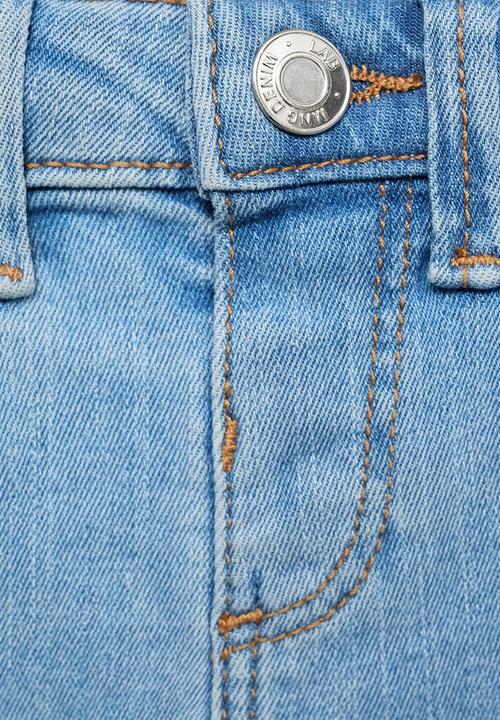 MANGO - Shorts chip - open blue