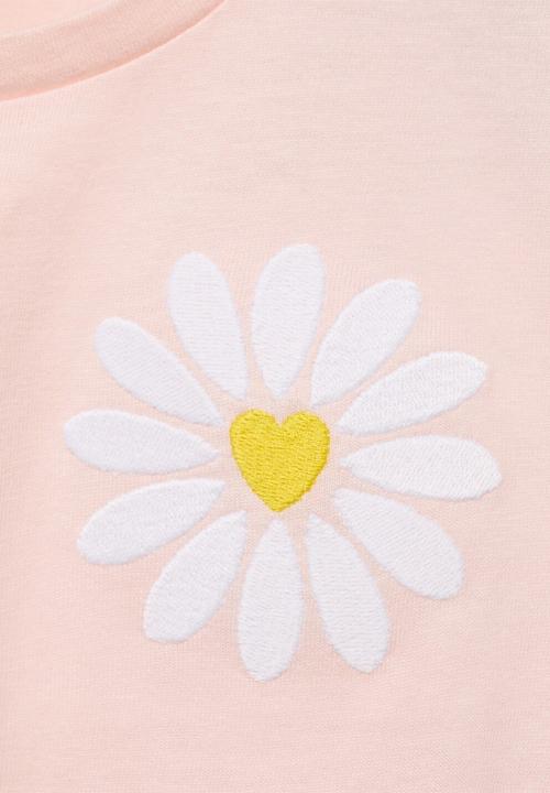 MANGO - T-shirt shine - light pastel pink