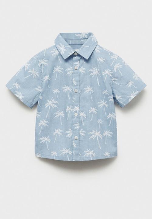 MANGO - Shirt haiti - medium blue