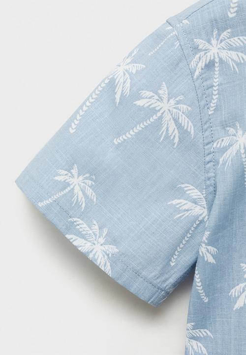 MANGO - Shirt haiti - medium blue