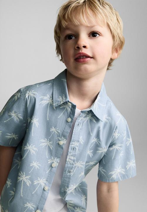 MANGO - Shirt haiti - medium blue