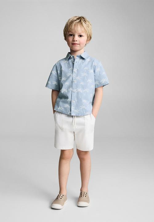 MANGO - Shirt haiti - medium blue