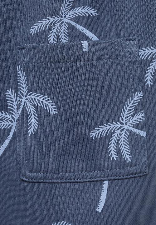 MANGO - Bermudas palmset - medium blue