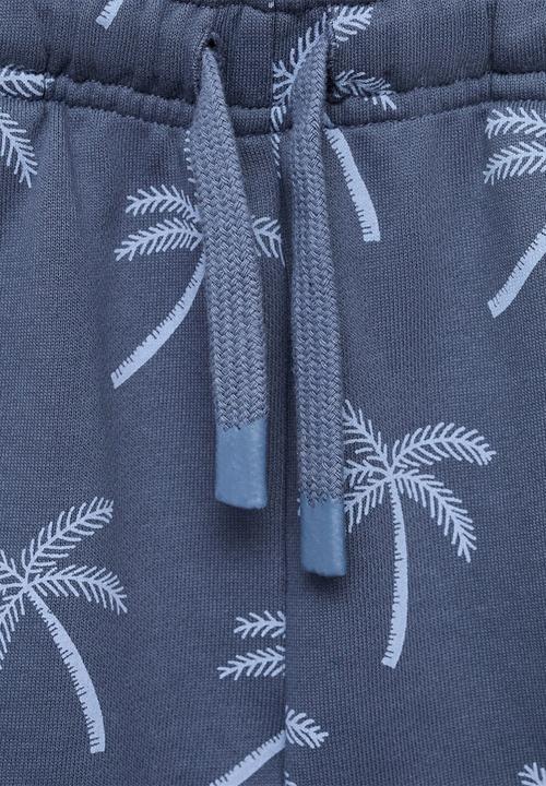 MANGO - Bermudas palmset - medium blue