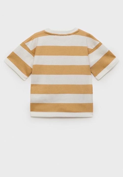 MANGO - T-shirt soderb - dark yellow