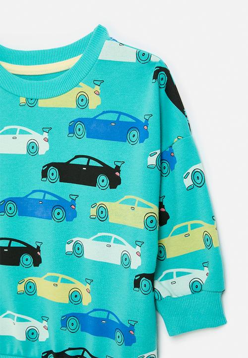 Pop Candy - Printed sweat top-blue