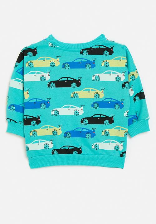 Pop Candy - Printed sweat top-blue
