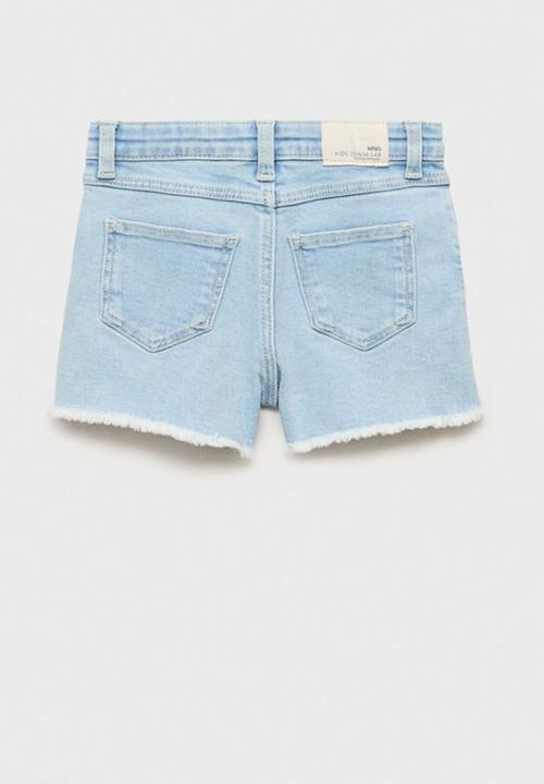 MANGO - Shorts chop - open blue