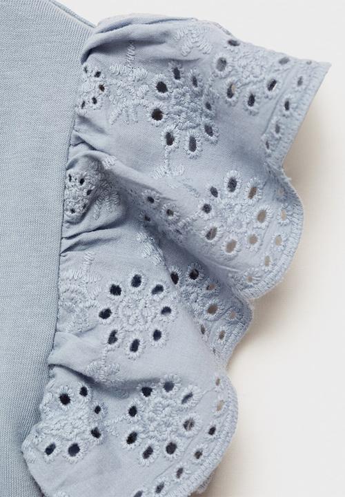 MANGO - T-shirt cotta - light/pastel blue