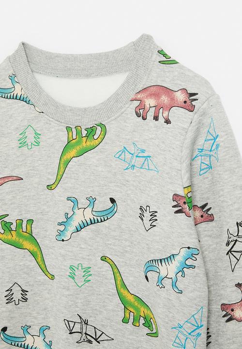 Pop Candy - Printed sweat top - grey