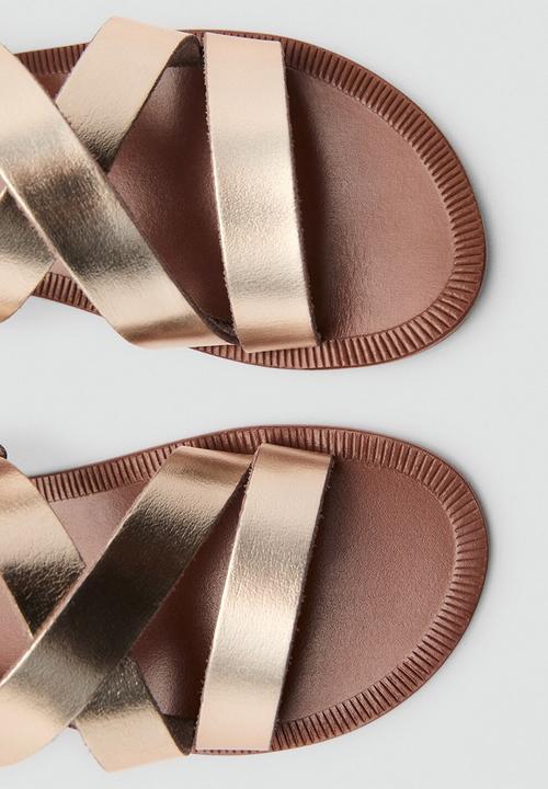 MANGO - Sandals ariel - gold