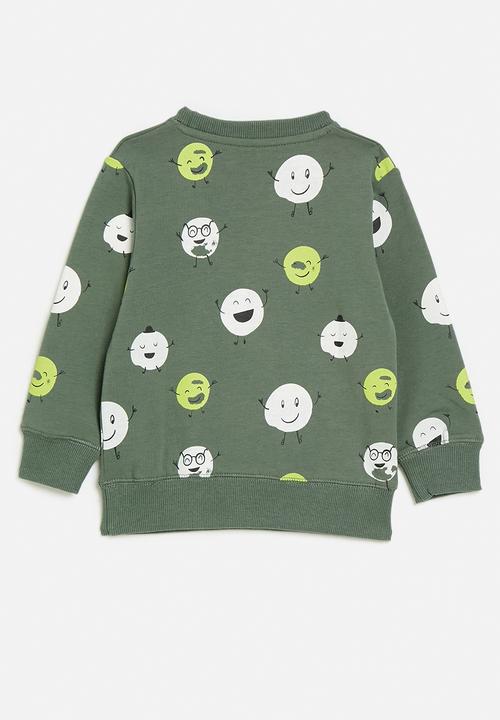 Pop Candy - Printed sweat top - green