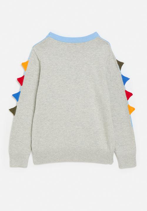 Pop Candy - Applique jersey - light blue & grey