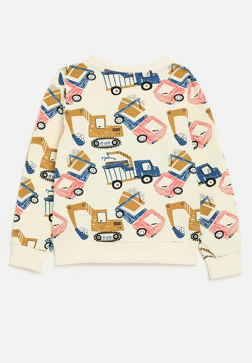 Pop Candy - Printed sweat top - ecru