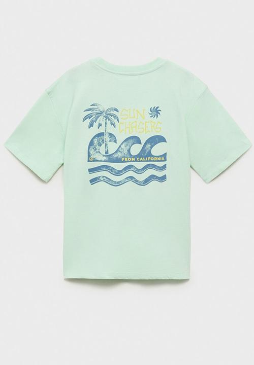 MANGO - T-shirt chasers - light/pastel green