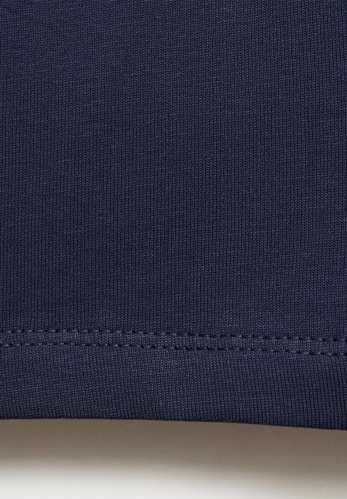 MANGO - T-shirt volanti - navy