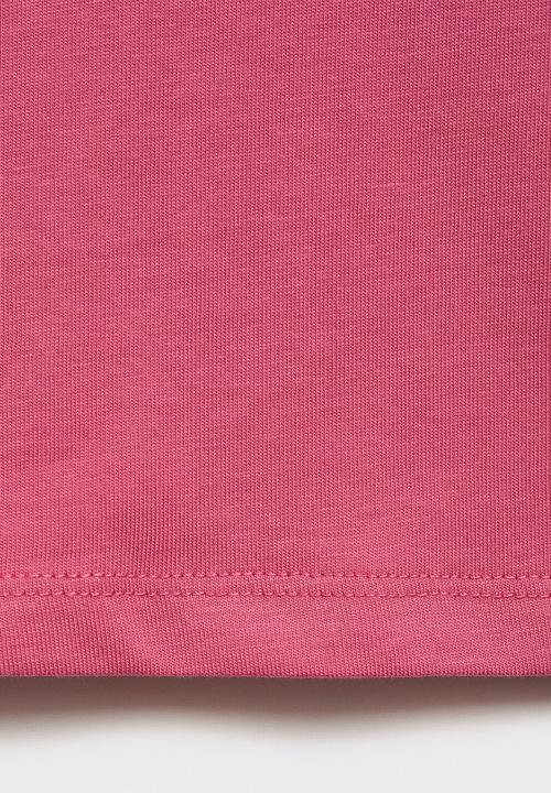 MANGO - T-shirt volanti - strawberry
