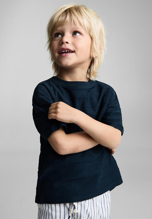 MANGO - T-shirt jackb - navy