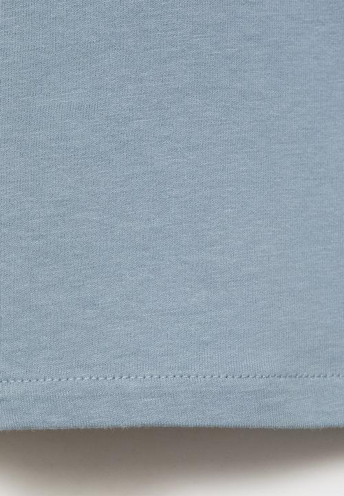 MANGO - T-shirt oasis - medium blue