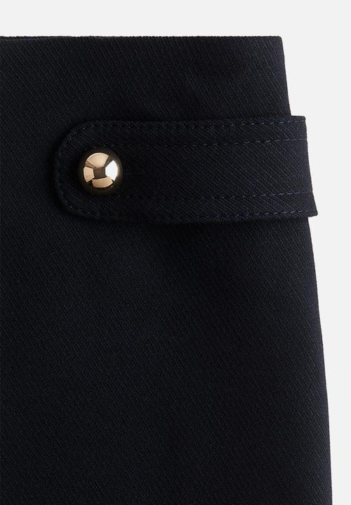 H&M - A-line skirt - navy blue