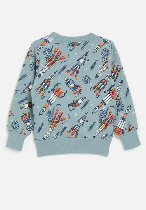 Pop Candy - Printed sweat top - light blue