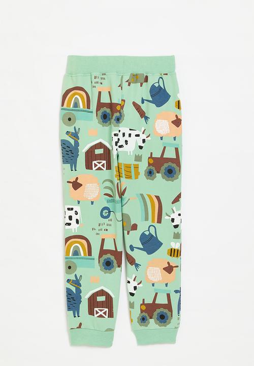 Pop Candy - Printed jogger - green