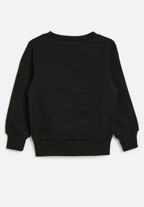 Pop Candy - Printed sweat top-black