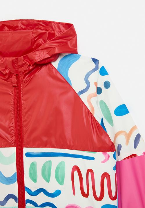Pop Candy - Zip thru hooded jacket-multi