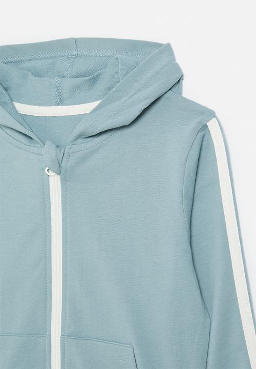 Pop Candy - Zip up hoodie-light blue