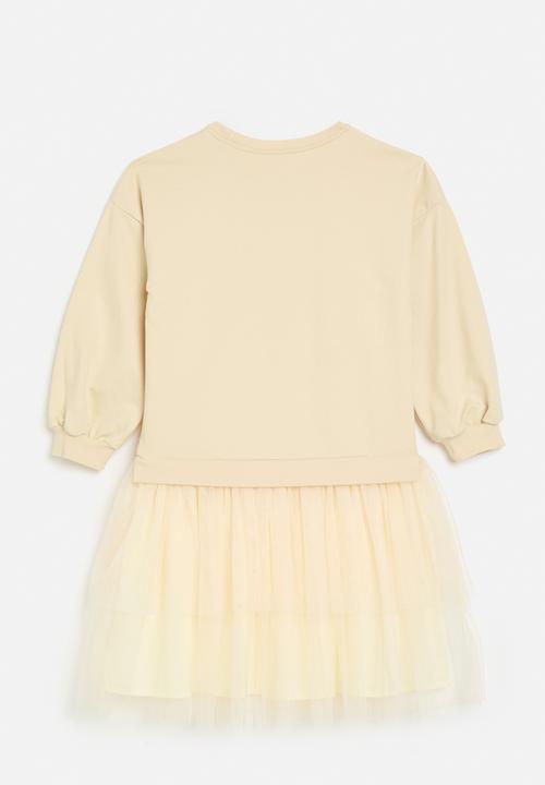 Pop Candy - Combo dress - neutral