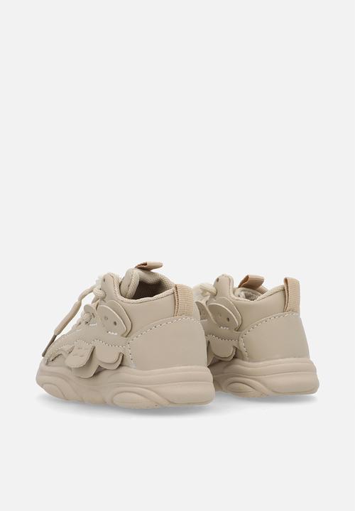 Pop Candy - Lace up sneakers - beige