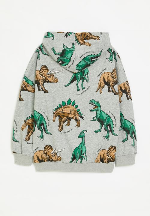 Pop Candy - Printed hoodie-grey