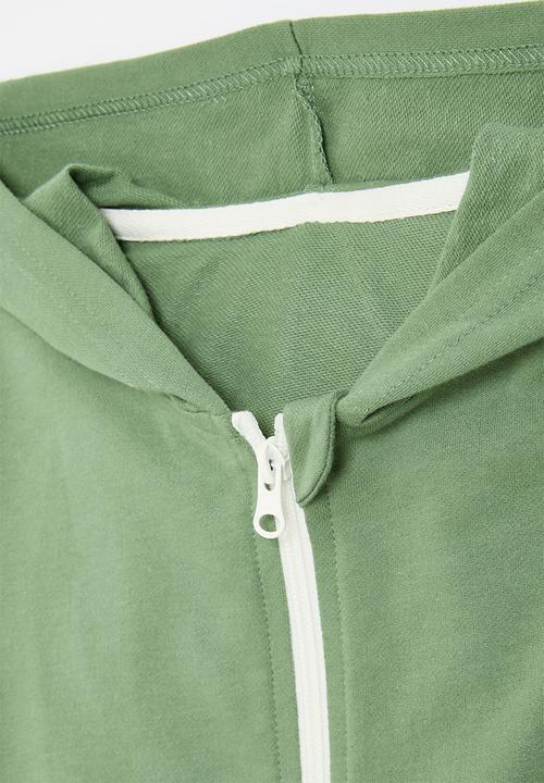 Pop Candy - Zip up hoodie-green