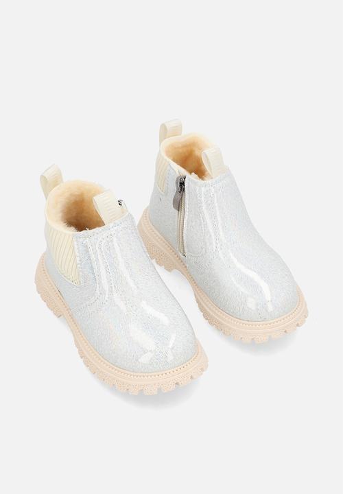 Pop Candy - Metallic PU boots - silver