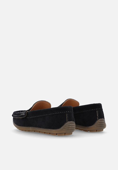 Pop Candy - Faux suede loafers - black