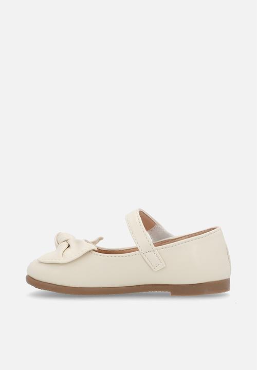 Pop Candy - Bow décor pumps - off white