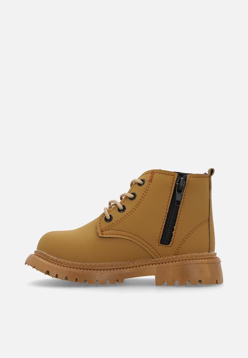 Pop Candy - Lace up boots - brown