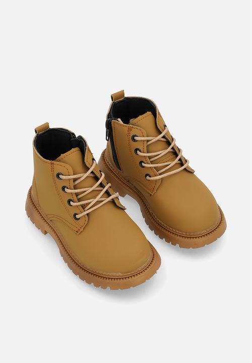 Pop Candy - Lace up boots - brown