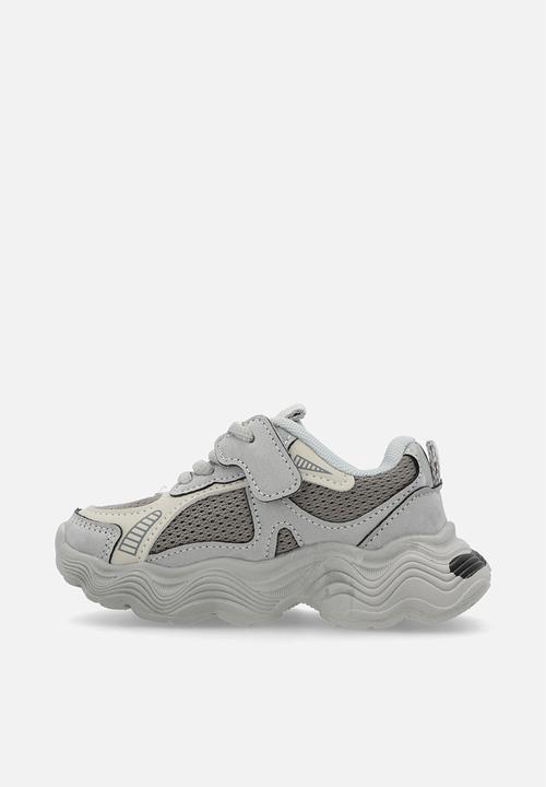 Pop Candy - Lace up chunky sneakers - grey