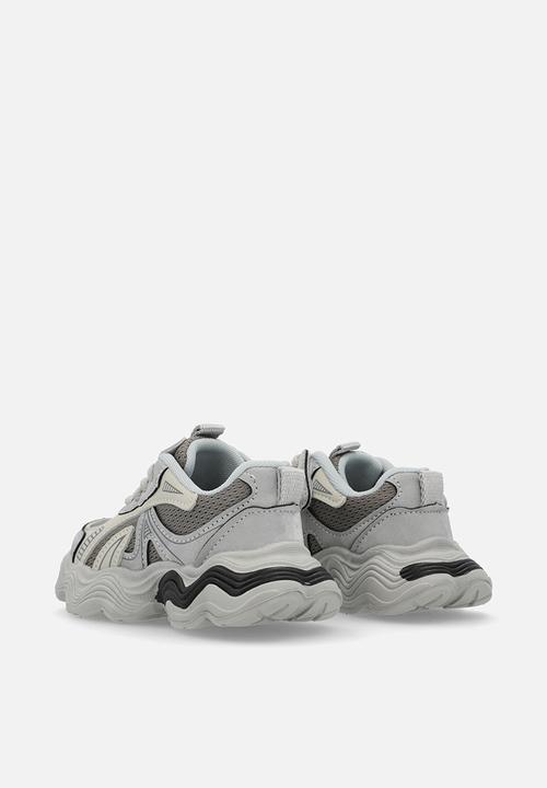 Pop Candy - Lace up chunky sneakers - grey