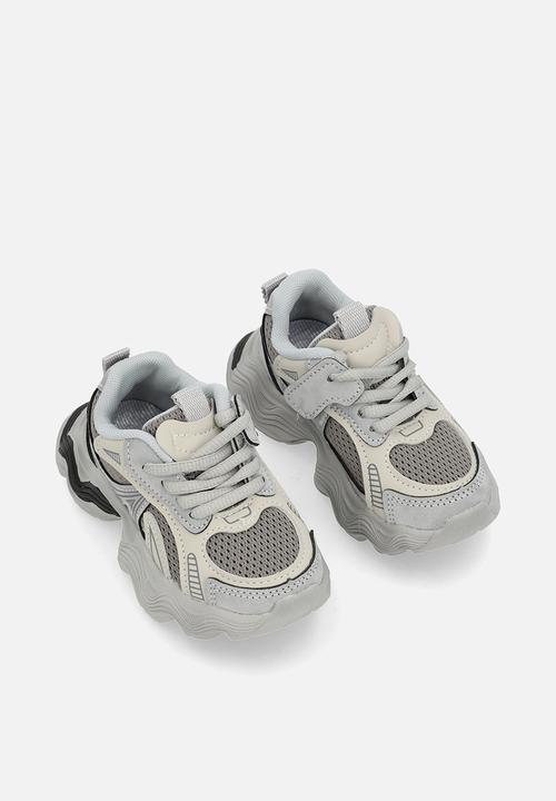 Pop Candy - Lace up chunky sneakers - grey