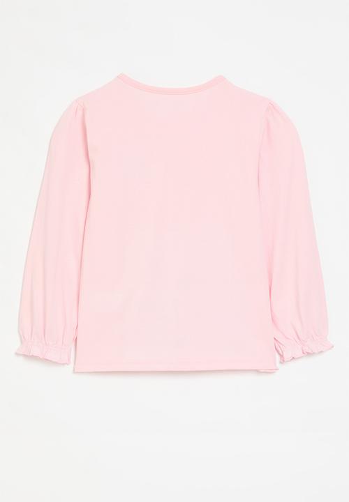 Pop Candy - Smock cuff top - pink