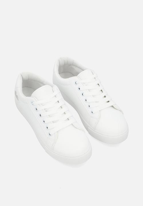 Pop Candy - Lace up sneakers-white