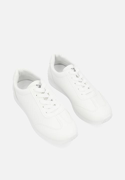 Pop Candy - Lace up sneakers-white