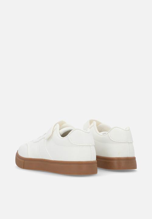 Pop Candy -  Adjustable fasteners sneakers-white