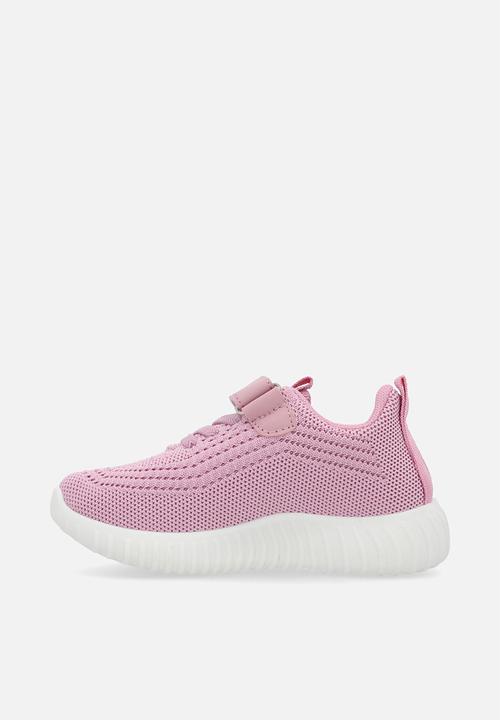 Pop Candy - Lace & adjustable strap fastener sneaker-pink