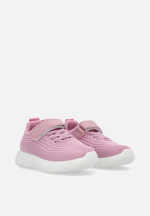 Pop Candy - Lace & adjustable strap fastener sneaker-pink